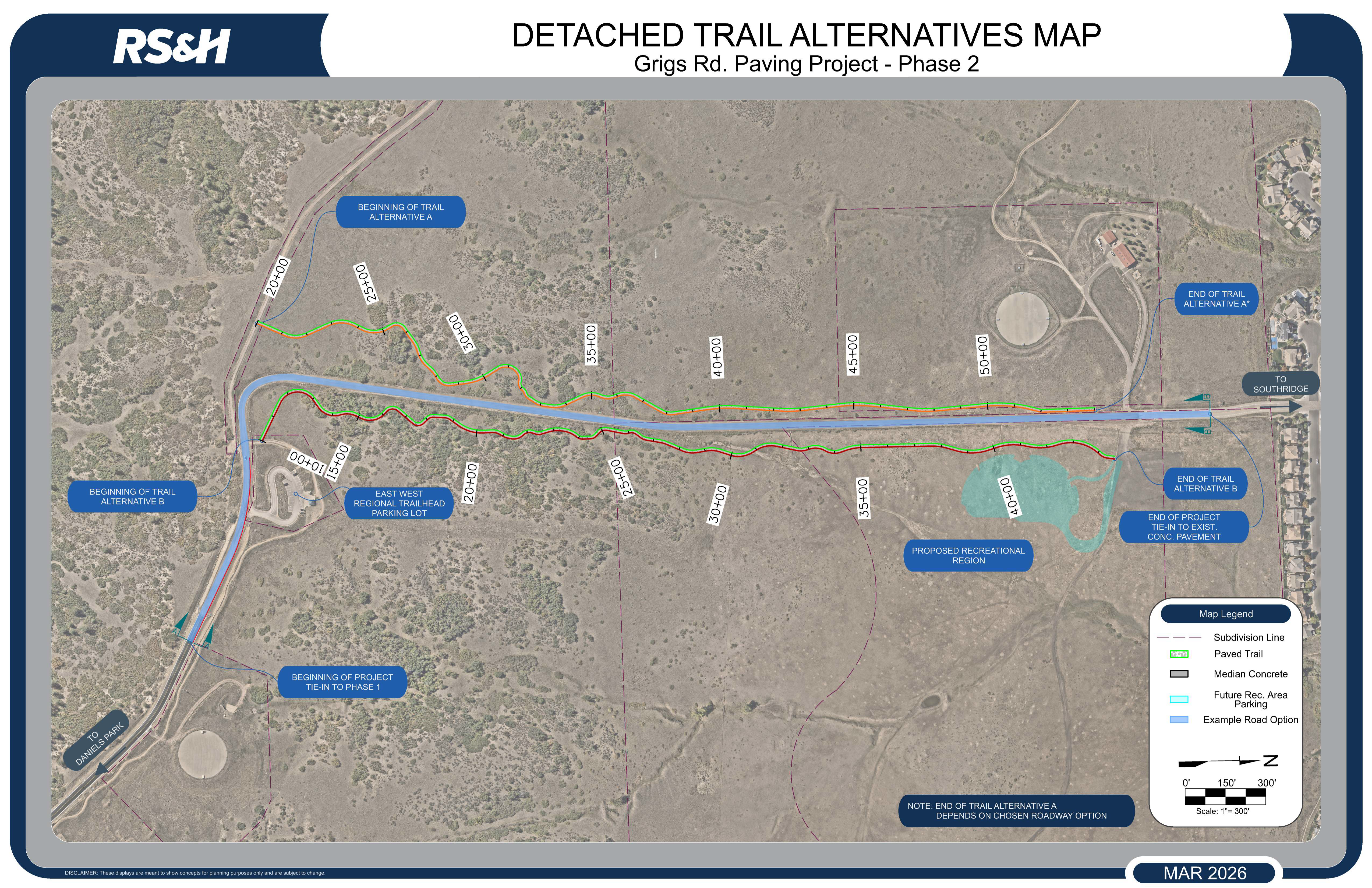 Detached Trail Alternatives